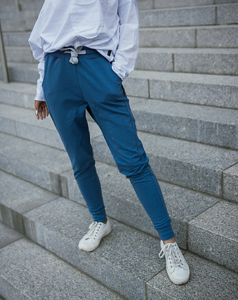 Spodnie dresowe niebieskie, lemme
