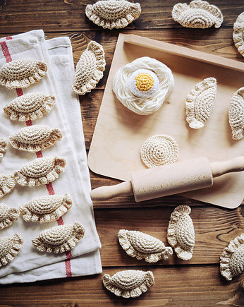 Szydełkowy pieróg - Montessori, Cotton Art Wood