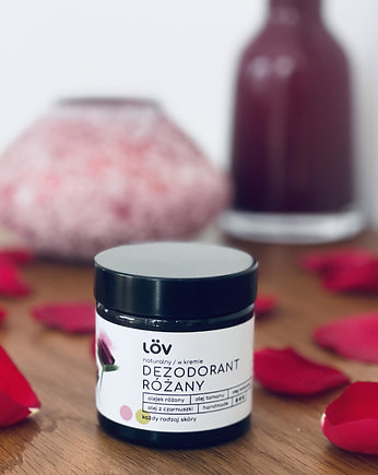 Dezodorant naturalny w kremie różany, LÖV