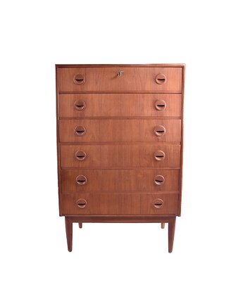 Komoda duńska Mid-Century Modern lata 50./60. attrib. Kai Kristiansen 104cm, Strzecha