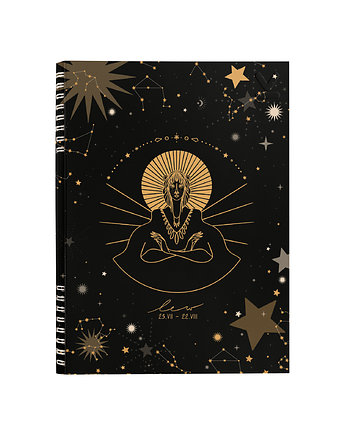 NOTES ZODIAKI LEW  B5  160 stron  SZARE KRATKI, Coverlover