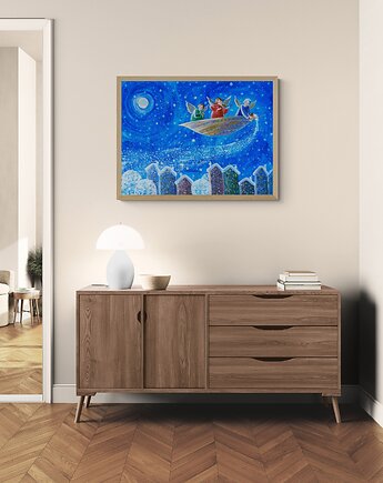 Giclee "Śnieg nad miastem", 4mara Marina Czajkowska