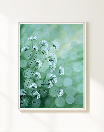 Oryginalna akwarela 30x40cm. Trawki, Malgorzata Domanska