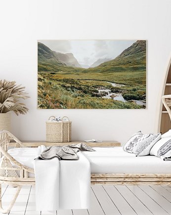 PLAKAT  HIGHLANDS plakat Szkocja, black dot studio
