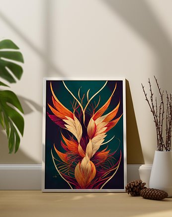 Plakat Ogon Feniksa, Abstraktoria