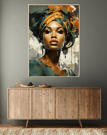 Barwy Afryki - Plakat - Druk - Abstrakcja, Surrealizm, Fotografia, Loft #29, Black Sapphire Art