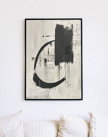 Plakat - Abstract brush 4, Harry Monkey
