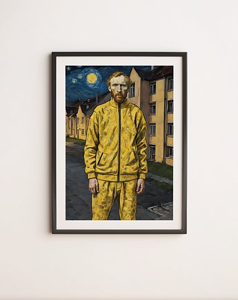 Plakat Van Gogh na osiedlu / Rok 1990, DAPIDOKA