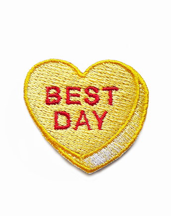 Naszywka BEST DAY Candy Heart, OSOBY - Prezent dla 10 latki