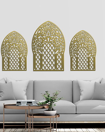 DEKORACYJNY PANEL AŻUROWY, OKNO MAROKAŃSKIE, DEKORACJA ŚCIENNA 3D, ORNAMENT, , ORNAMENTI