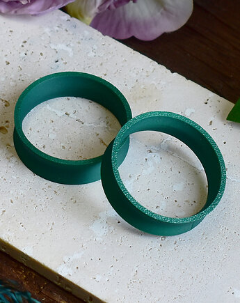 Tunele do uszu 10-100mm / szmaragdowe / plugi, tunele siodłowe, ultra lekkie, Spirit Of Copper