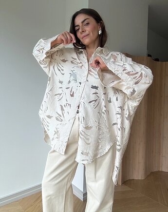Koszula Calm Aura oversize, Patchouli