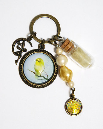 Breloczek - Ptak, piórko, wróżka, yenoo