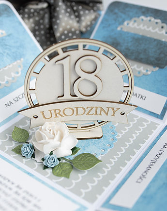 18 urodziny, exploding box, kartka 3d, Papiernik
