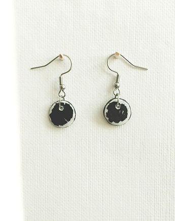 Kolczyki ceramiczne krótkie Wabi sabi Style #7, galeria nuit