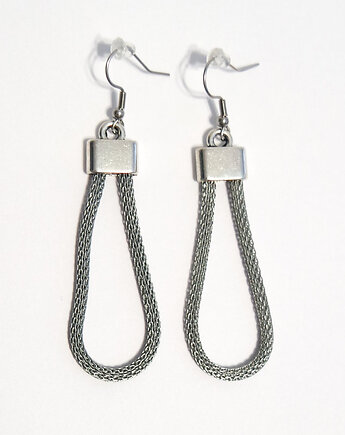 Kolczyki wiszące - Metalowe, łańcuszek, yenoo
