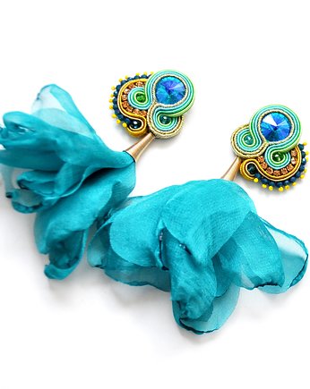 Sutaszowe kolczyki TROPEA BLUE, Sylwia Żak