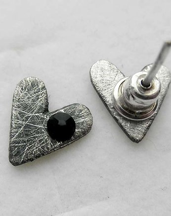 Kolczyki srebrne SERDUSZKO, Katarzyna Kaminska ART