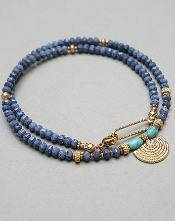 Sea collection - Koral blue /choker/ 24.04.25, KiKa pracownia