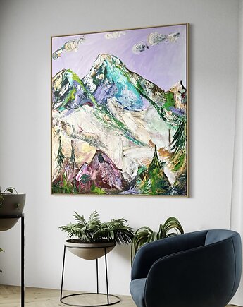 Obraz abstrakcyjny 100x90, Dorota Ferens
