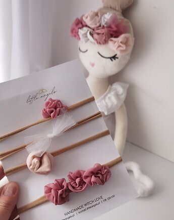 Zestaw 4 ozdób do włosów, Little Angels