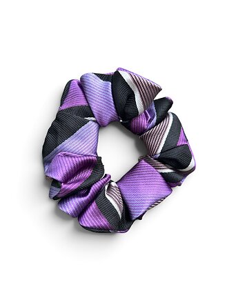 Jedwabna gumka scrunchie z upcyclingu, Lush from trash
