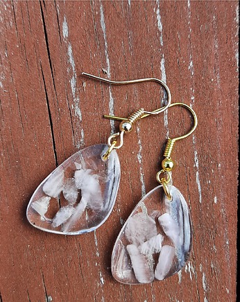Kolczyki z kwarcem, Figa handmade accessories