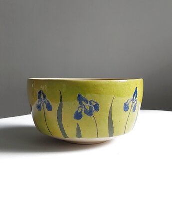 Chawan Czarka Irysy 220 ml, Lilianna Maciejka