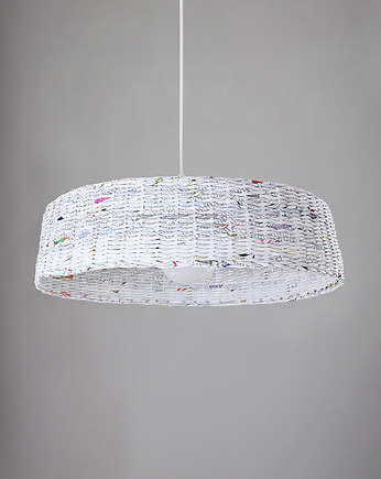 Lampa wisząca biała Big Hoc, Barbórka Design