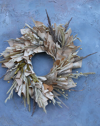 Wianek dekoracyjny, książkowy, Rondo Kwiatowe