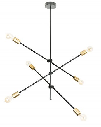 Lampa wisząca Variation czarna złota 98cm, Home Design