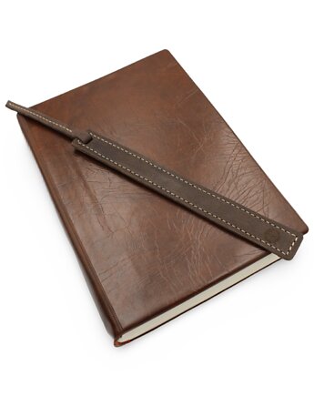 Skórzana Zakładka do Książki Brązowa Wyjątkowy Design - Parker Quality, Parker Quality
