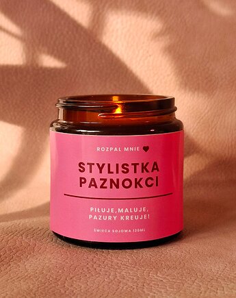 Świeczka sojowa Stylistka Paznokci, SOy