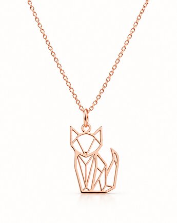 LIS - naszyjnik różowe złoto 18K, ISSI Jewelry