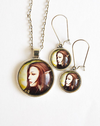 Naszyjnik i kolczyki - komplet - Elf 2, yenoo