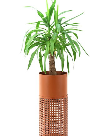 Kwietnik Metalowy RETE 59cm Miedziany, JAKPOLDESIGN