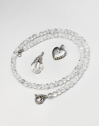Naszyjnik Krystaliczna Lekkość, IriS. Biżuteria autorska
