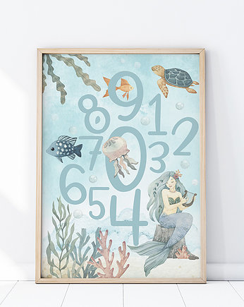 Plakat Cyfry Bajkowa Kraina P458, Yoko Design