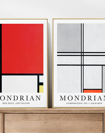 Mondrian  - zestaw 2 plakatów, HOG STUDIO