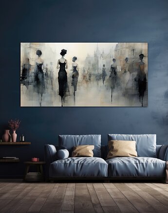 Wiktoriańska Praga - Plakat - Impresjonizm, Loft, Black Sapphire Art