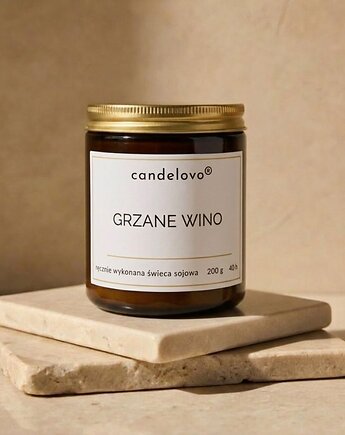 Grzane Wino świeca sojowa, Candelovo