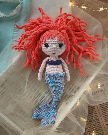 Syrenka, Lalka dla dziewczynki, Lalka syrenka na prezent, EcoToysByNastya