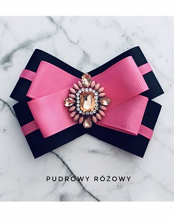 Brosza  Pink  z  różowymi kryształkami  NEW, Pudrowy Różowy