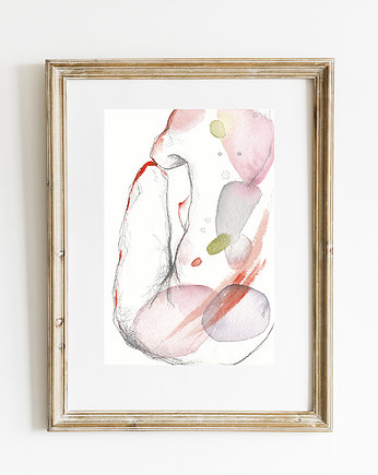 Abstrakcja, 21x30 cm, JUST ILUST Justyna Małczak