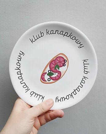 Talerz KLUB KANAPKOWY pomidory mozarella, m2k studio