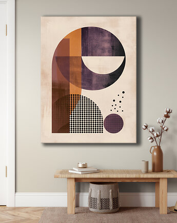 Geometria natury - Obraz na płótnie - Druk Blejtrama, Minimalizm, Loft #71, Black Sapphire Art