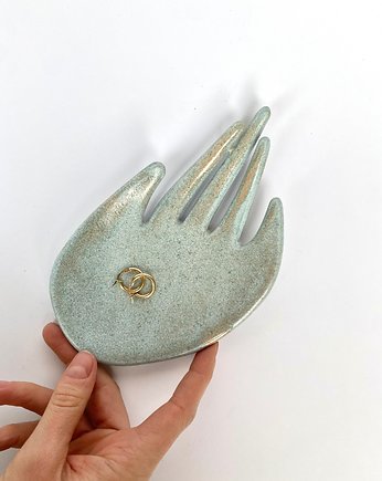 Ceramiczna Podstawka  na Biżuterię Dłoń Wróżka, Maison Fragile