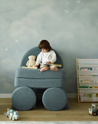 Fotel Playlo Montesorri Niebieski, Playlo