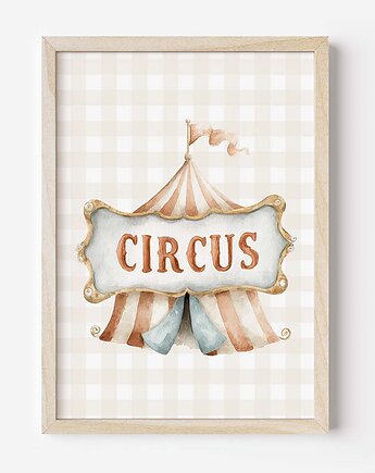 Plakat Na Ścianę Dla Dzieci Bajkowy Cyrk nr. 22, Dekoracjan