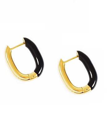 Pozłacane elipsy Black&Gold (2w1), Kulka Bransoletki